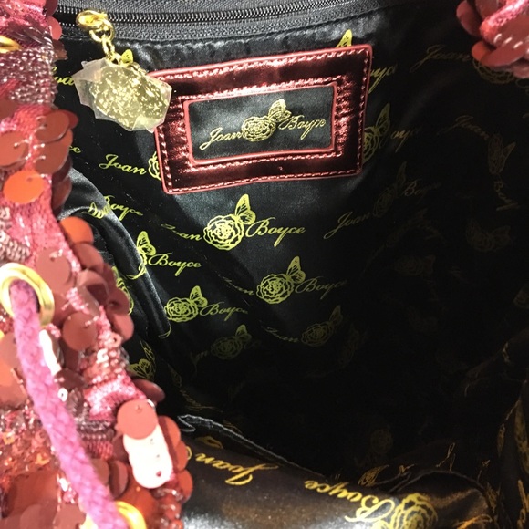 Joan Boyce Red Sequin Backpack ?